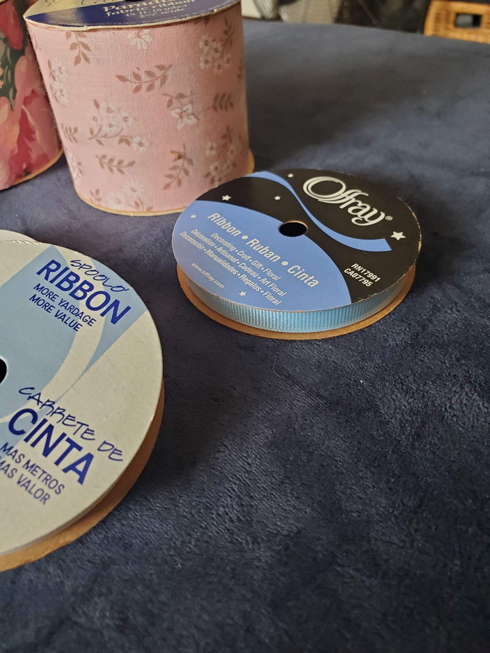 Assorted Spools Of Ribbon - 9 Total - Picture 5 of 5